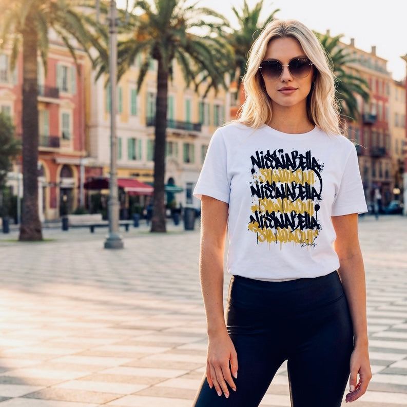 T-shirt Sian d Aqui Graffiti