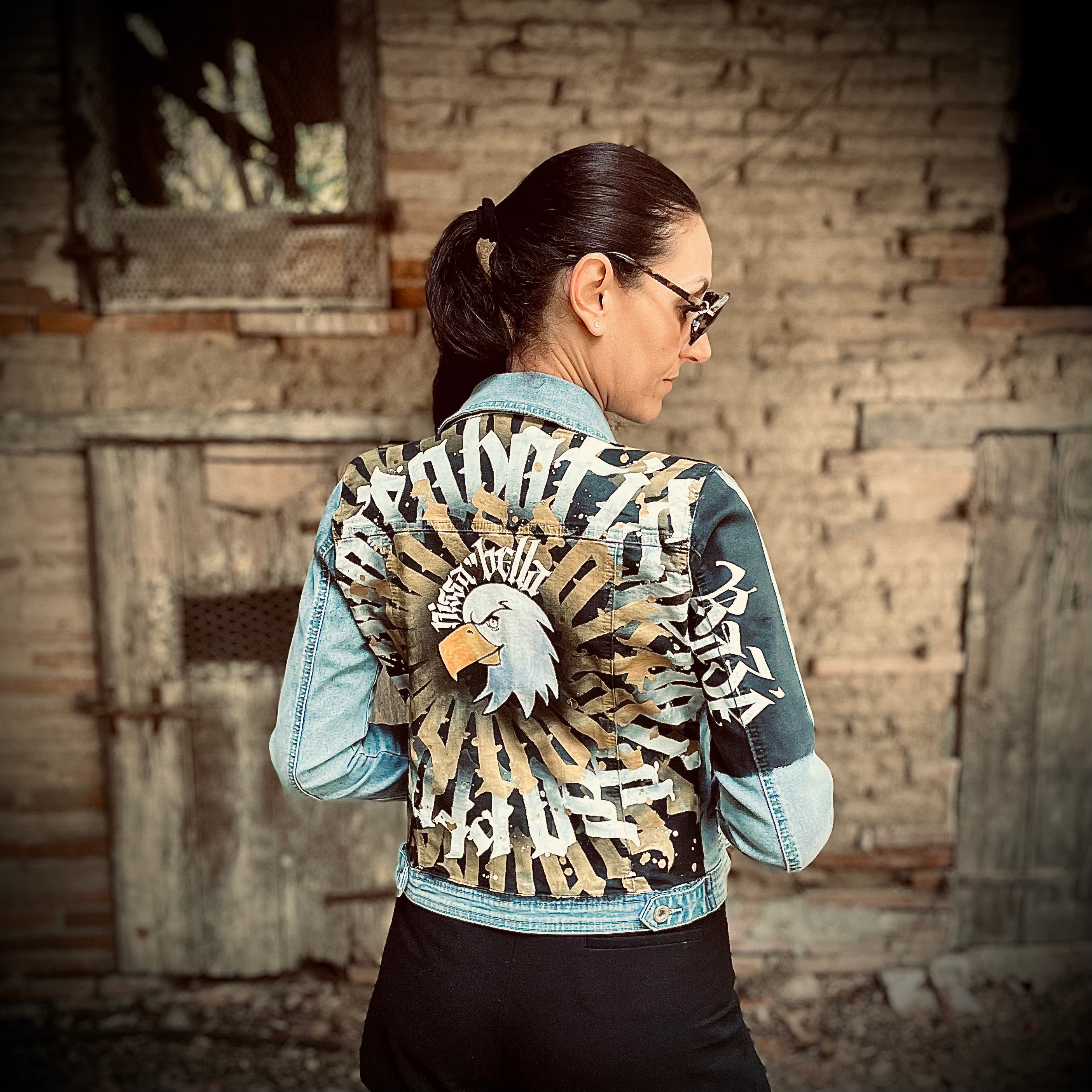 Jeans Jacket Nissa la Bella Eagle