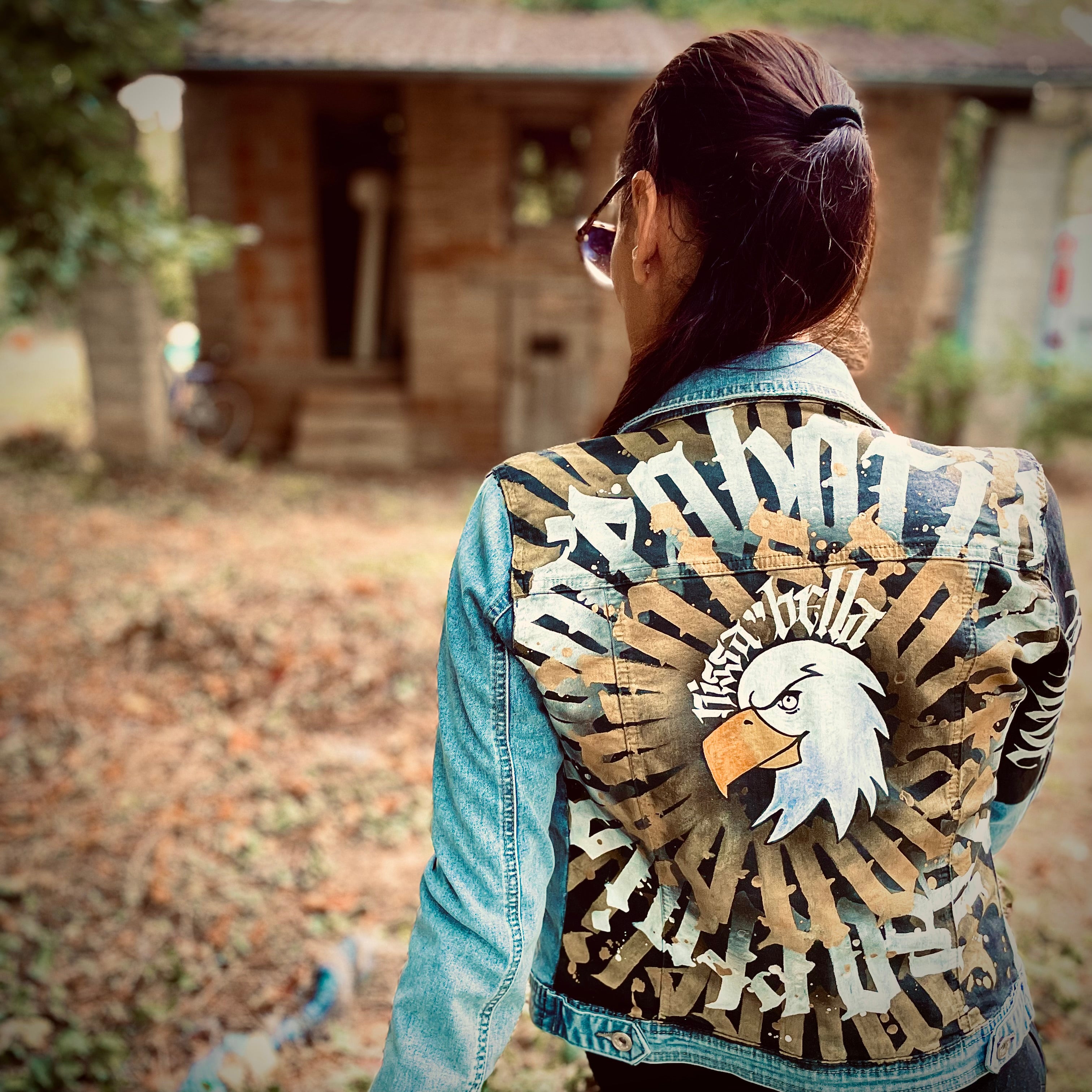 Jeans Jacket Nissa la Bella Eagle