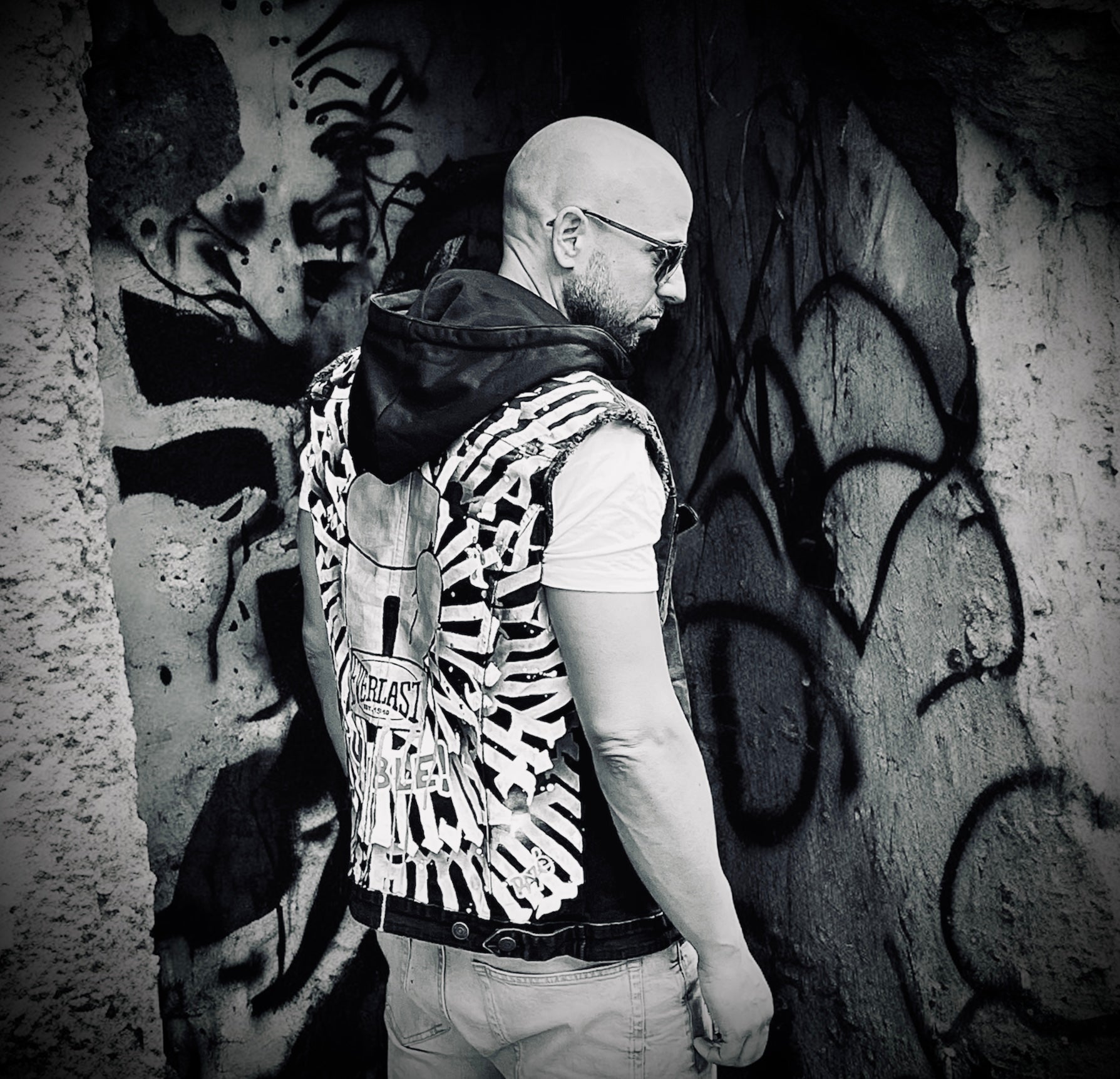 Jeans Jacket Calligraffiti Boxing Glove